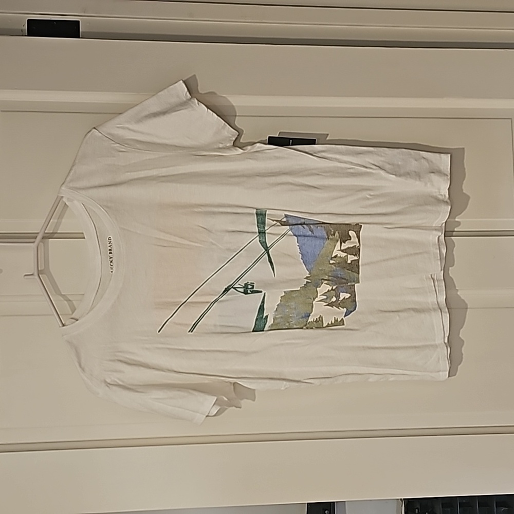 Lucky Brand, Size L, White shirt NWT